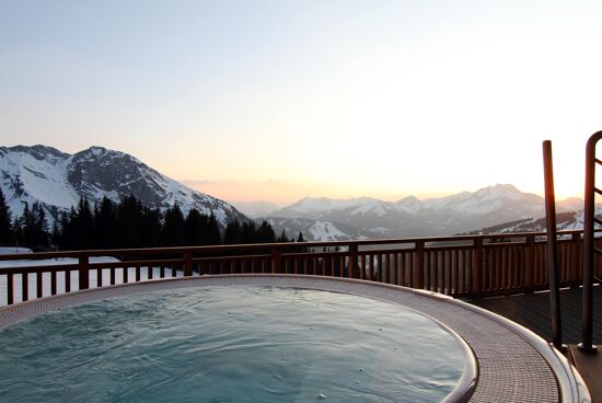 The Outdoor Hot Tub at L'Amara
