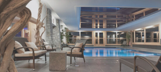 An artist's impression of the Pool at Les Chalets d'Angele - Chatel - France
