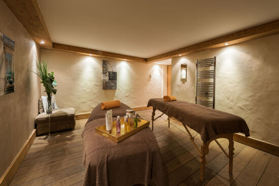 A spa treatment room in Le Village de Lessy, Le Grand-Bornand/ Chinaillon, France