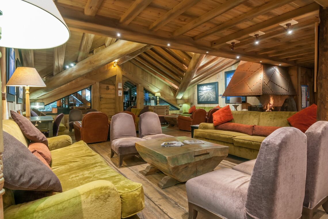 Communal Lounge at Les Fermes de Meribel
