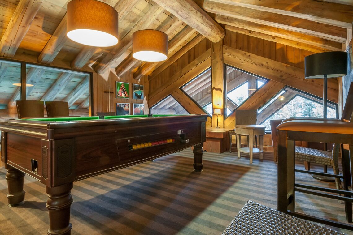 Pool Table at Les Fermes de Meribel