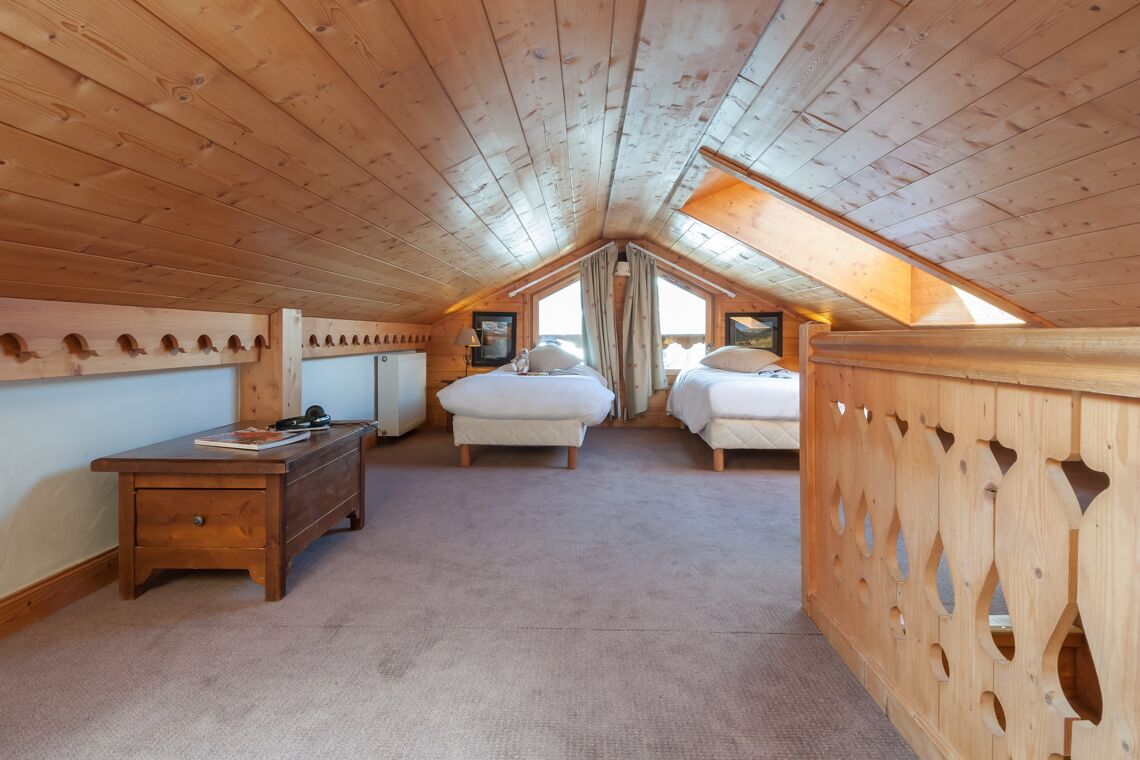 Twin Beds in Les Fermes de Meribel