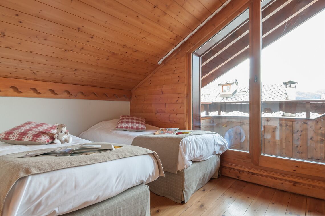 Twin Room Les Fermes de Meribel
