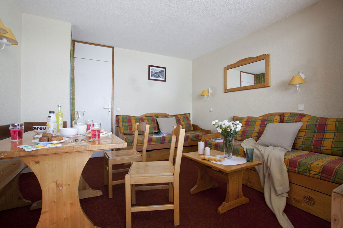 Temples du Soleil Val Thorens Living Area