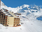 Exterior and Slopes Les Temples du Soleil Val Thorens