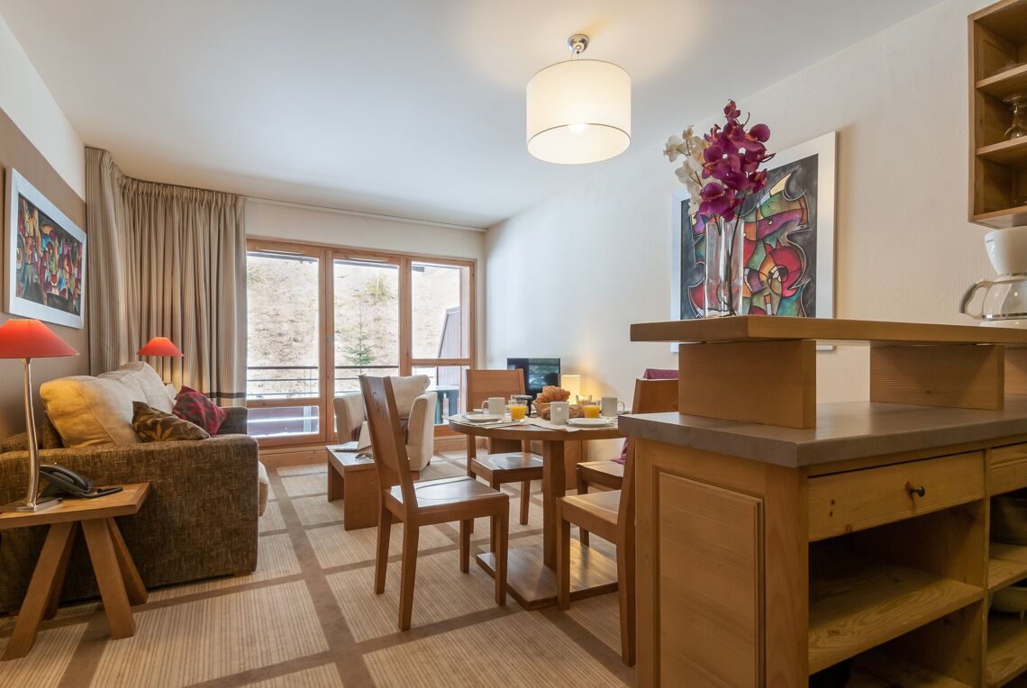 Living area Les Terrasses D'Eos Flaine