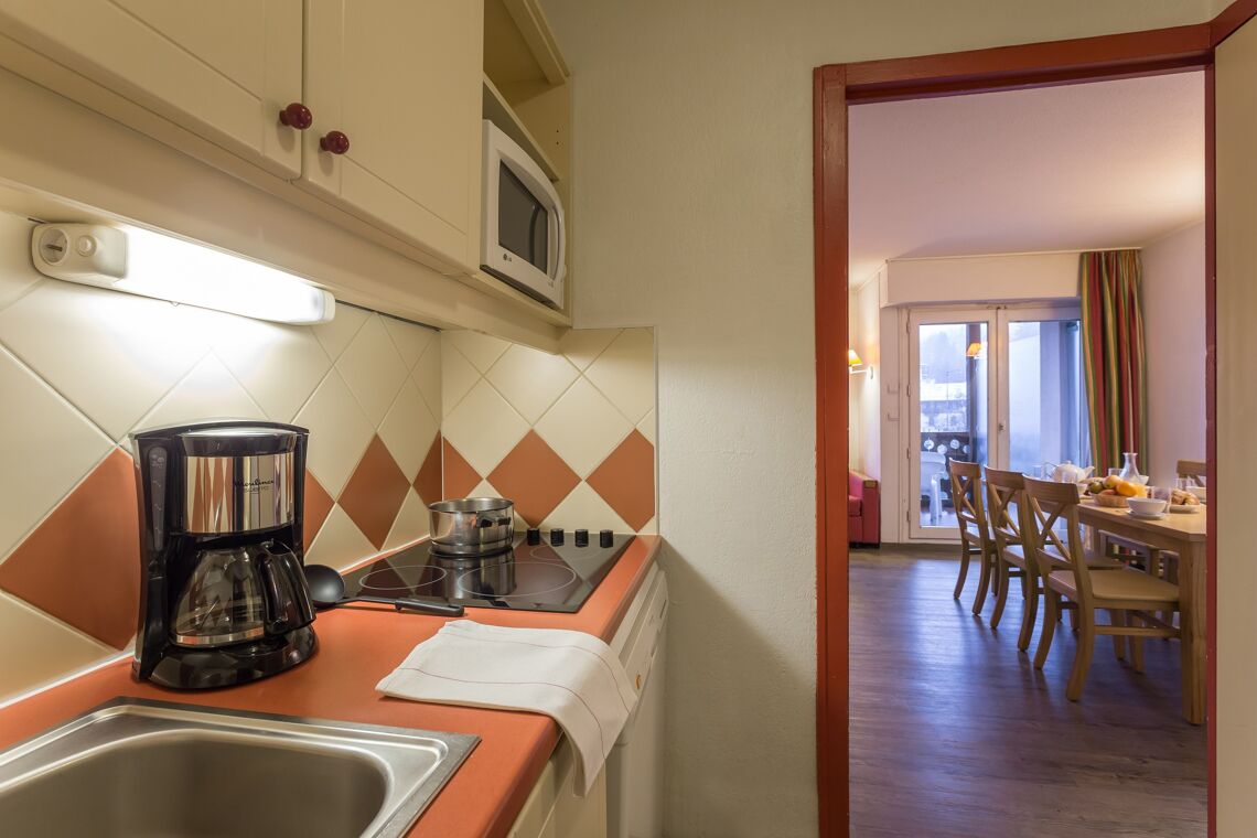 Kitchen in La Riviere Chamonix