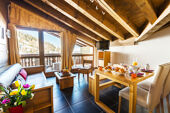 Living room Chalets d'Edelweiss La Plagne