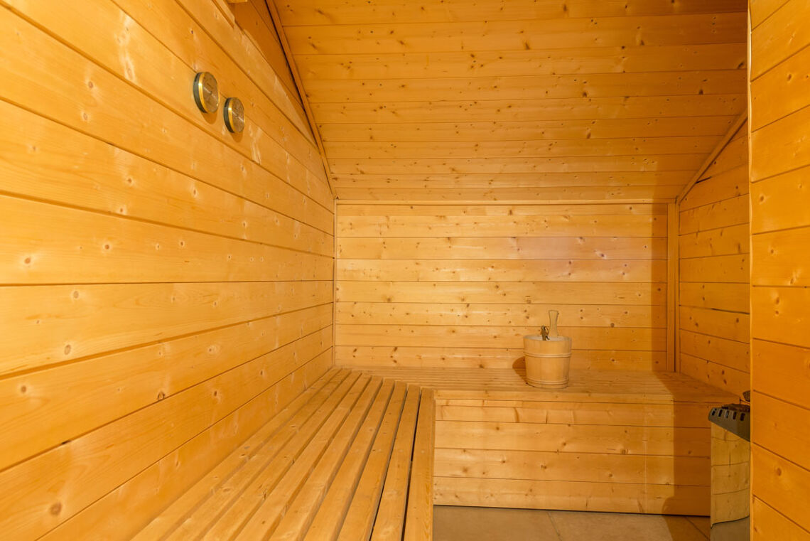 Sauna in Chalet Le Refuge La Rosière