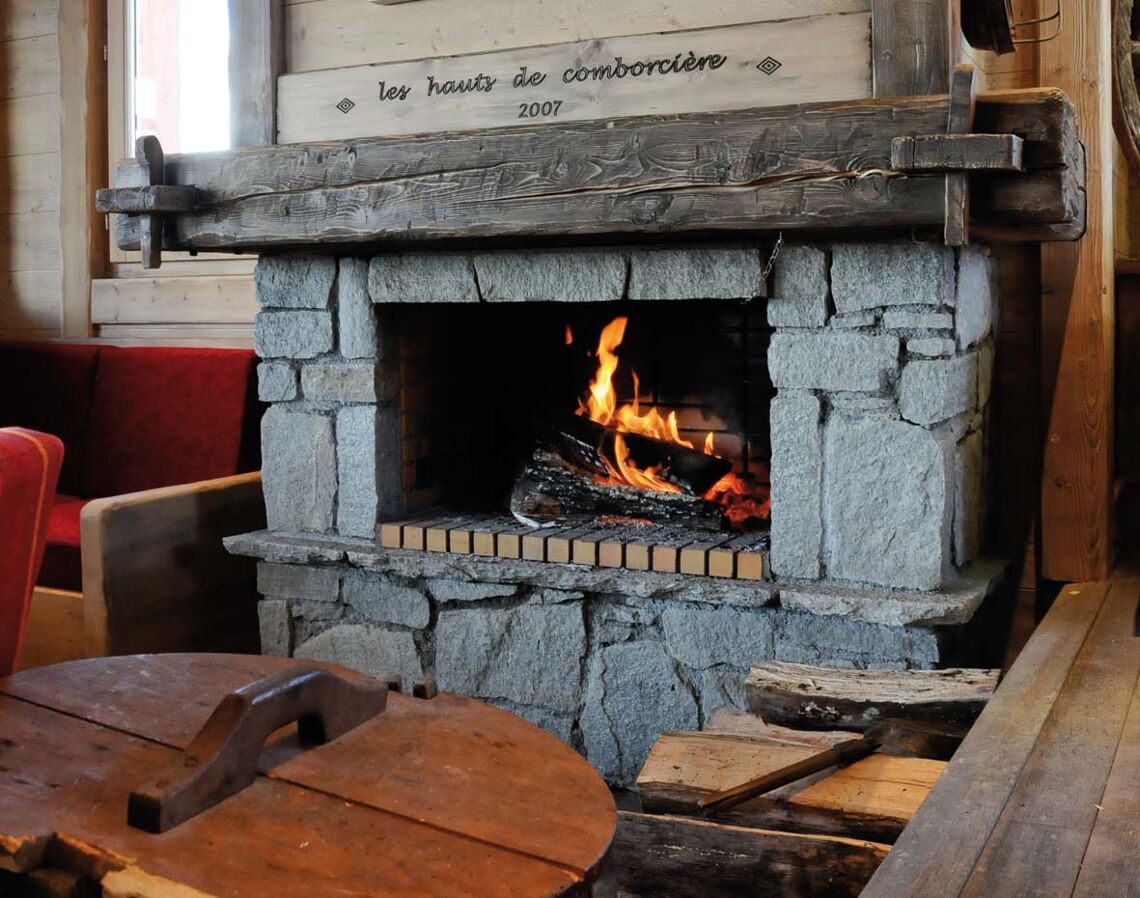 Les Hauts de Comborciere La Toussuire Lounge Fire