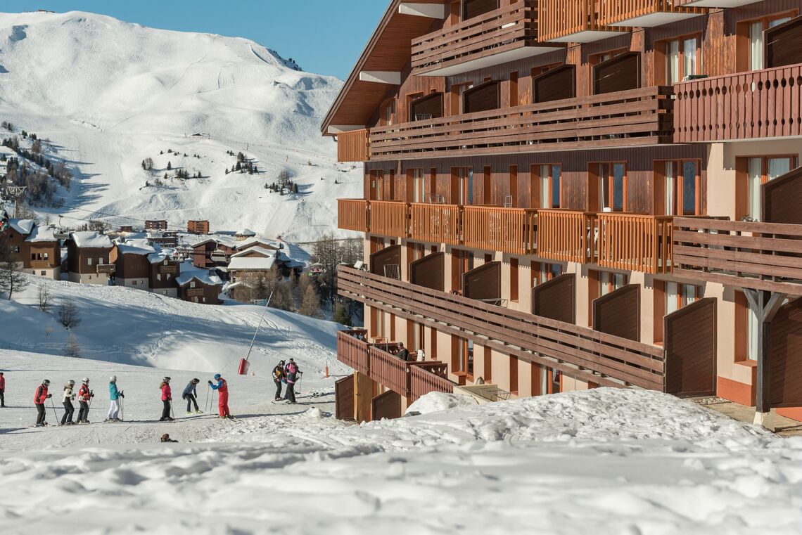Ski in ski out at Le Mont Soleil P&V La Plagne