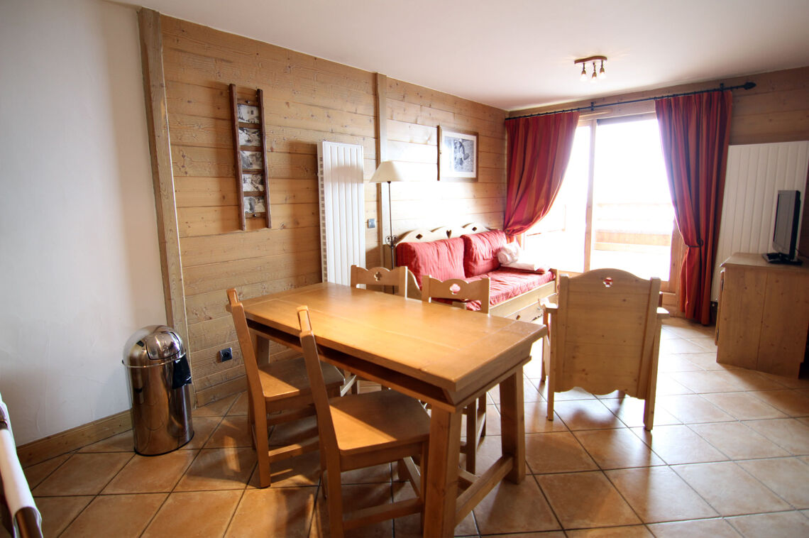 An example of a living area at the Ferme du Val Claret