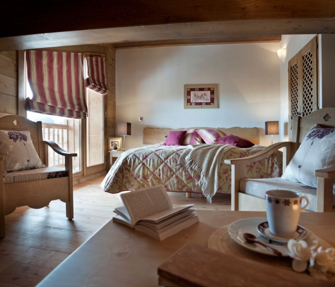 Another example of a bedroom in L'Oree des Neiges, Vallandry, France
