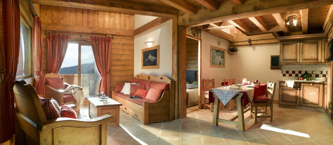 Typical apartment at L'Orée des Cimes