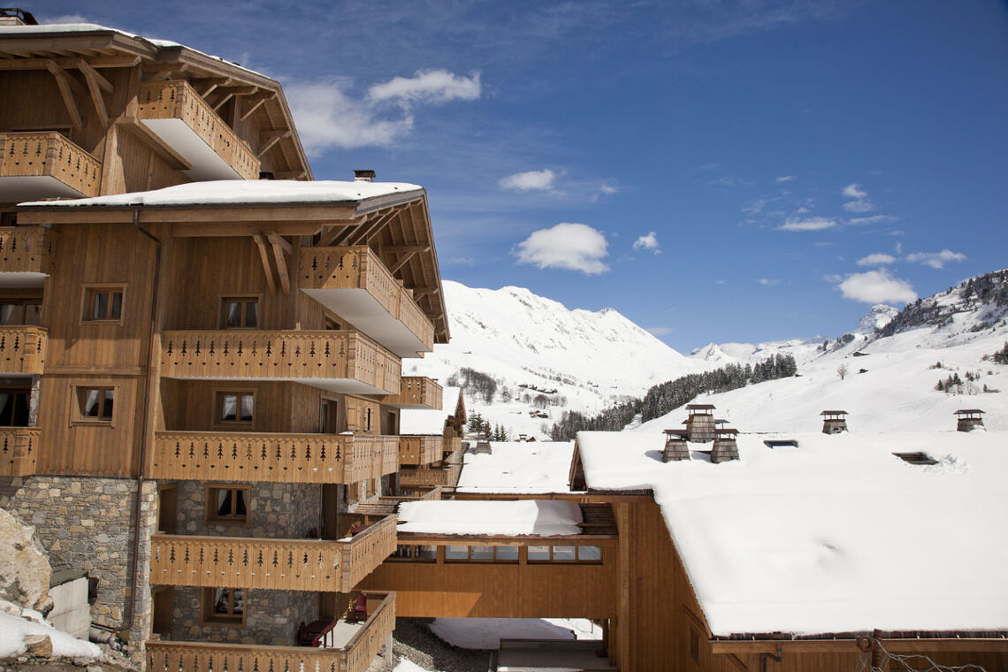 The exterior of Le Village de Lessy, Le Grand-Bornand/Chinaillon, France