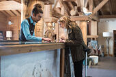 The reception at Le Village de Lessy, Le Grand-Bornand/ Chinaillon, France