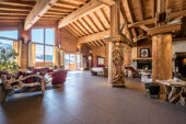 The lounge area of Le Village de Lessy, Le Grand-Bornand/ Chinaillon, France