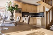 Village de Lessy kitchen and dining