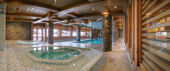 Swimming pool & jacuzzi at Hameau du Beaufortain