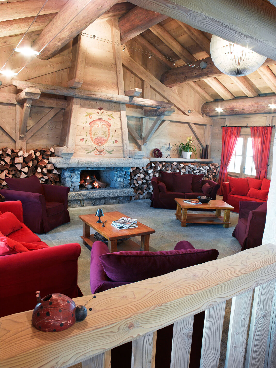 Lounge at Hameau du Beaufortain
