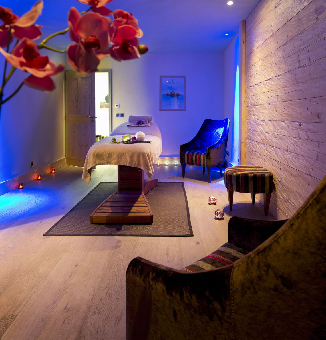 Treatment room at Le Cristal de l'Alpe