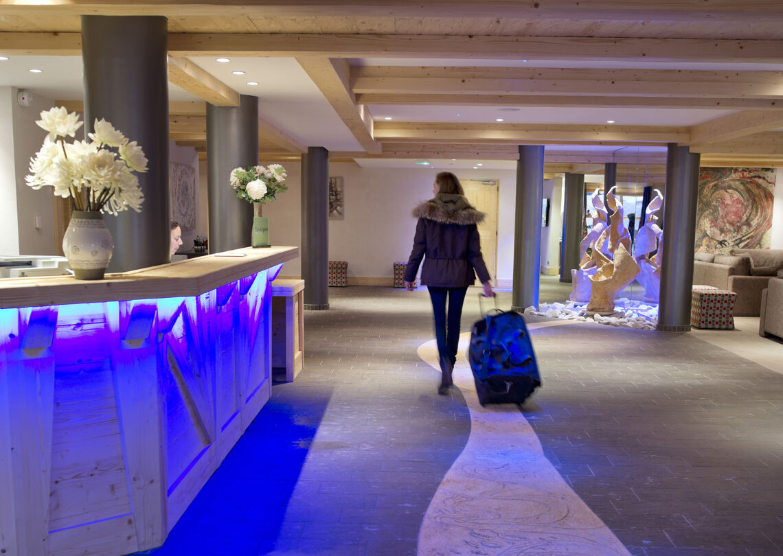 Reception at Le Cristal de l'Alpe