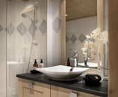 Bathroom at Le Cristal de l'Alpe