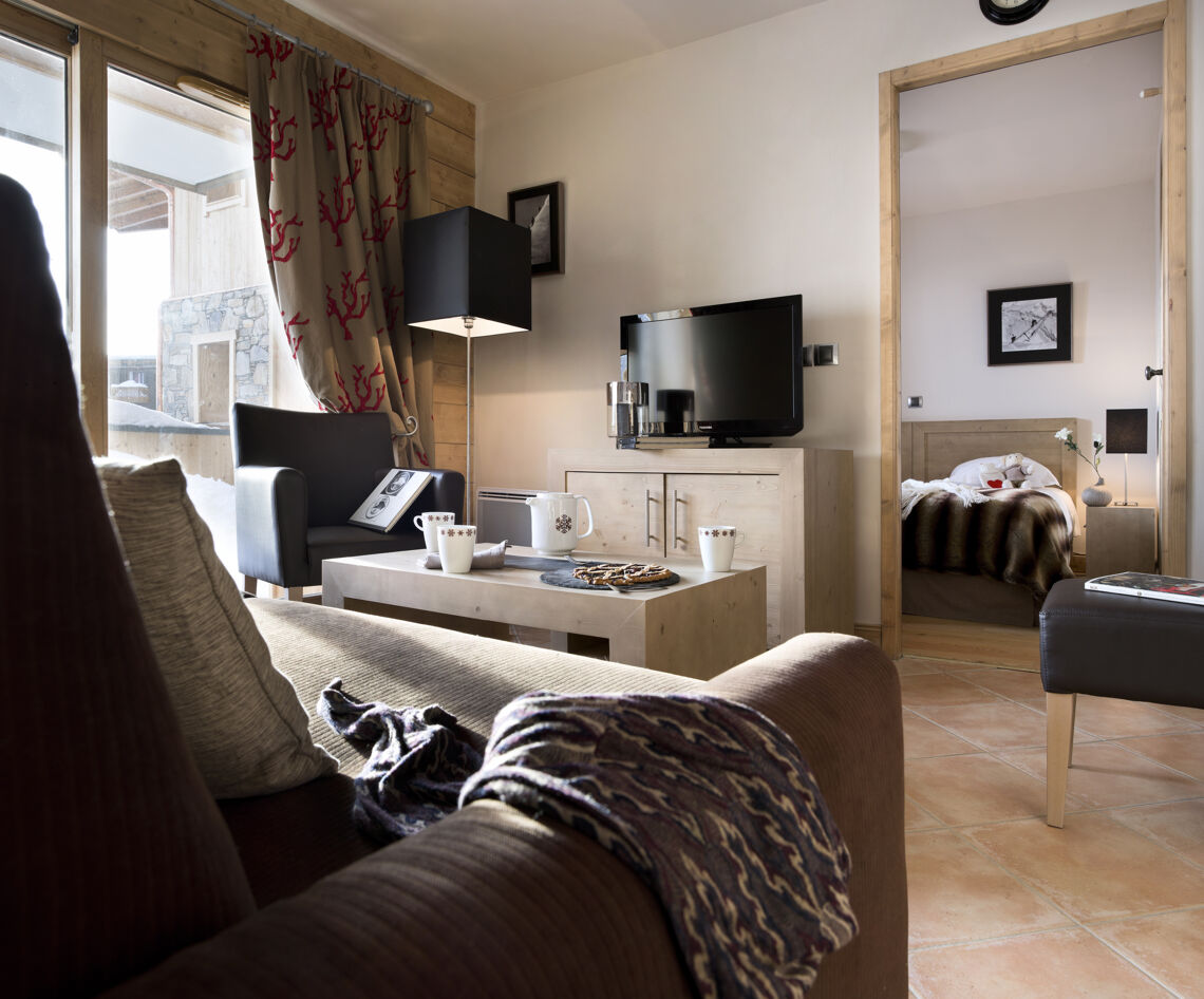 Lounge at Le Cristal de l'Alpe