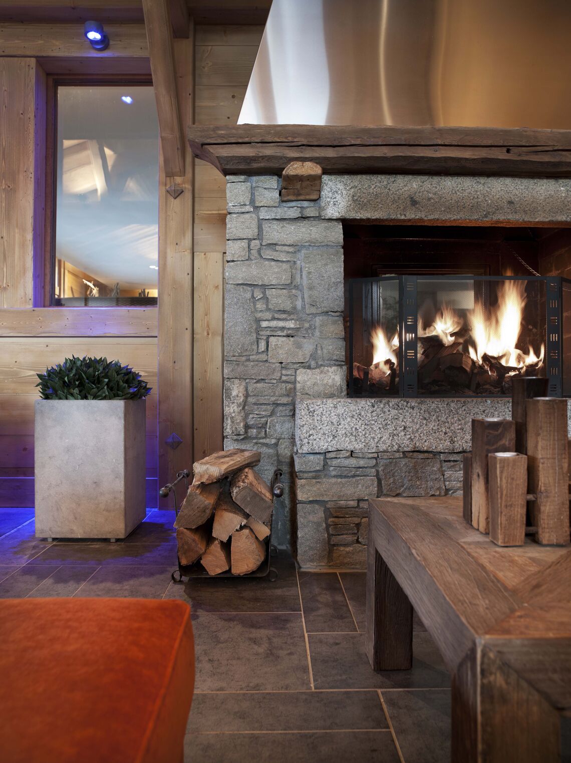 Fire Place-Les Chalets de Jouvence- les carroz