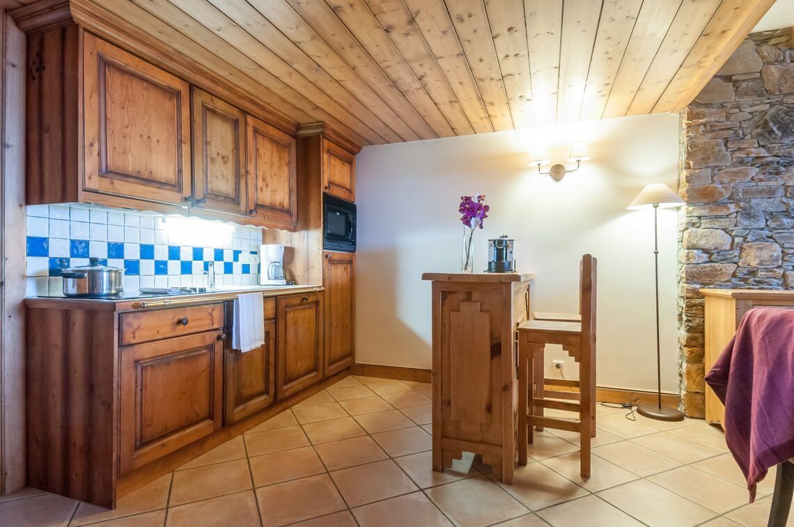 Apartment Kitchen at Les Hauts Bois La Plagne