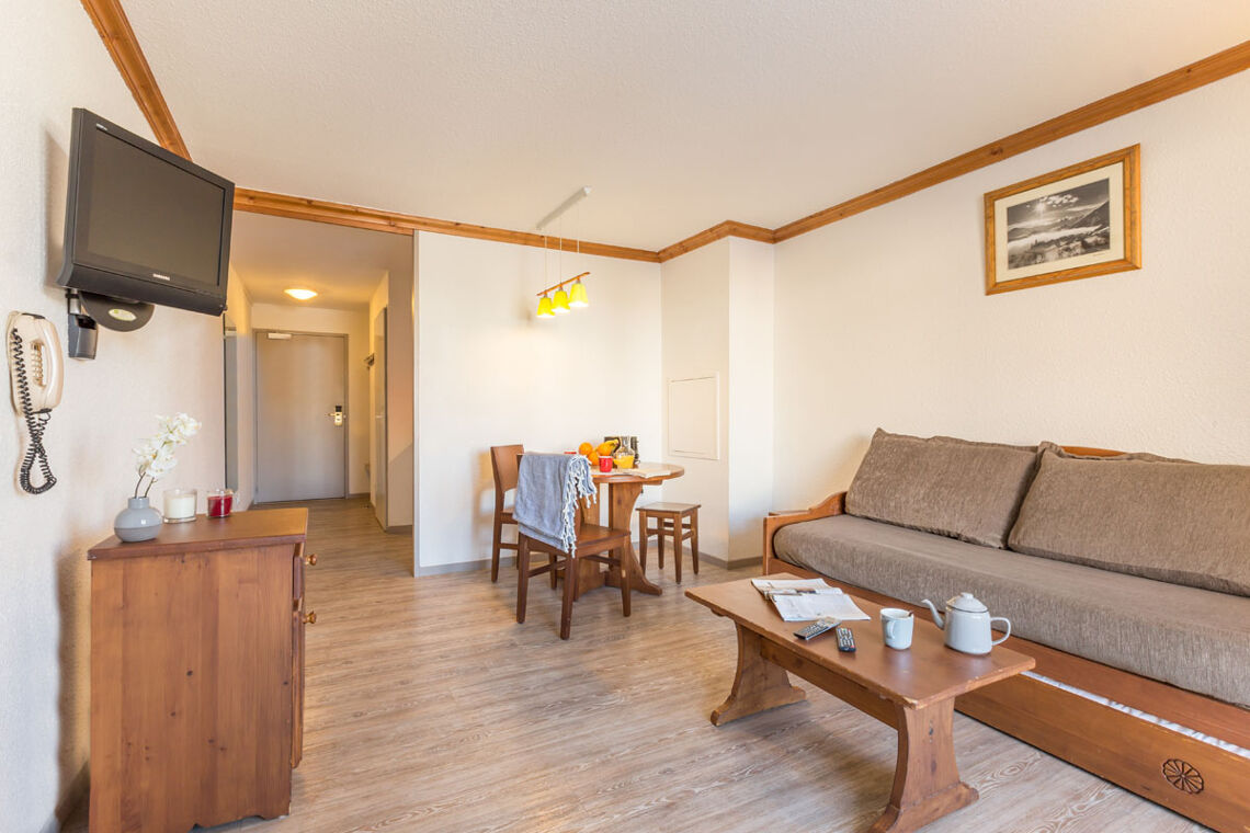 Apartment living area Les Bergers Alpe d'Huez