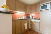 A Kitchen at Residence Le Belmont, Les Arcs
