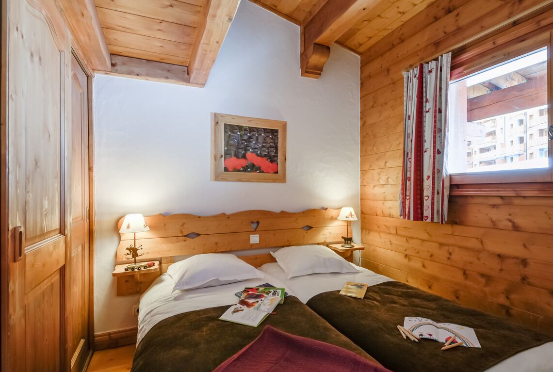 Les Alpages des Chantel, Les Arcs, Twin Bedroom