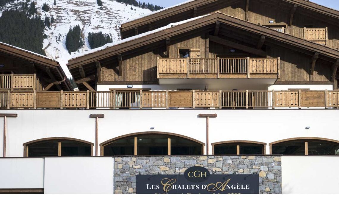 Exterior view of Les Chalets d'Angele