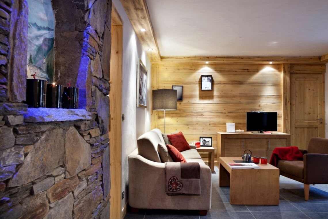 Chalets d'Angele, Chatel, Living Room
