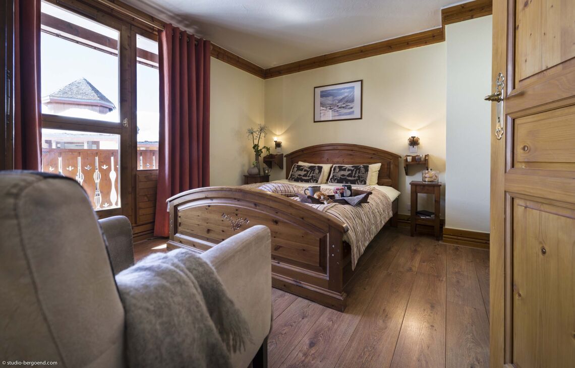 La Plagne Les Cimes Double Bedroom 