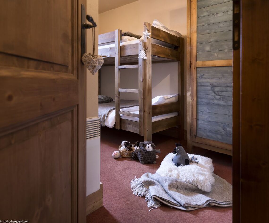 Le Hameau de la Sapiniere Les Menuires Bunk Beds