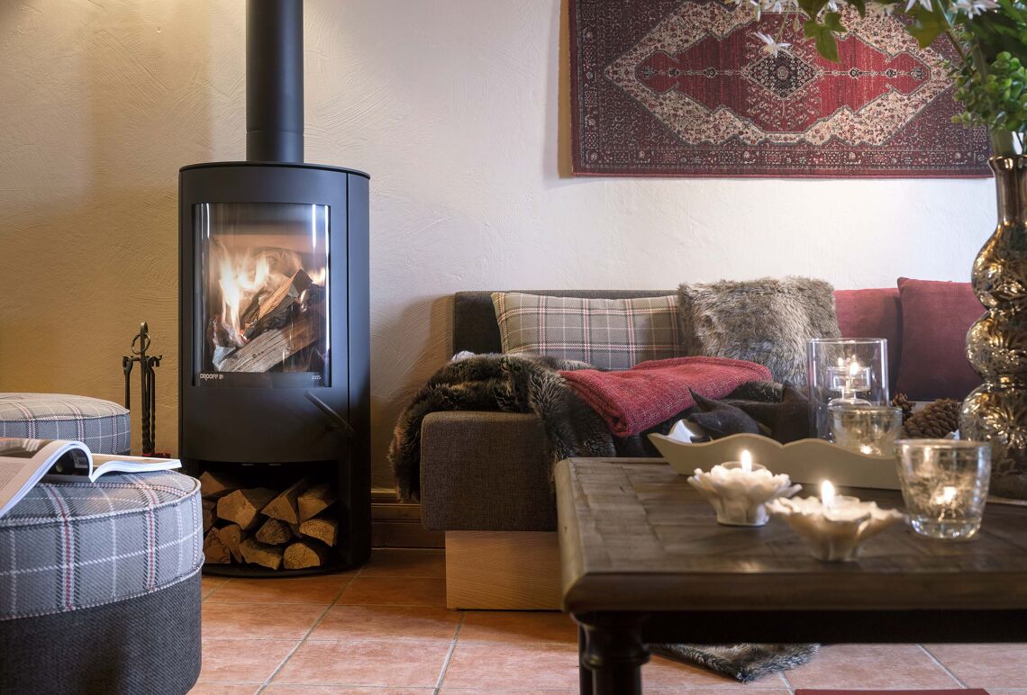 Sapiniere Les Menuires Wood Burner