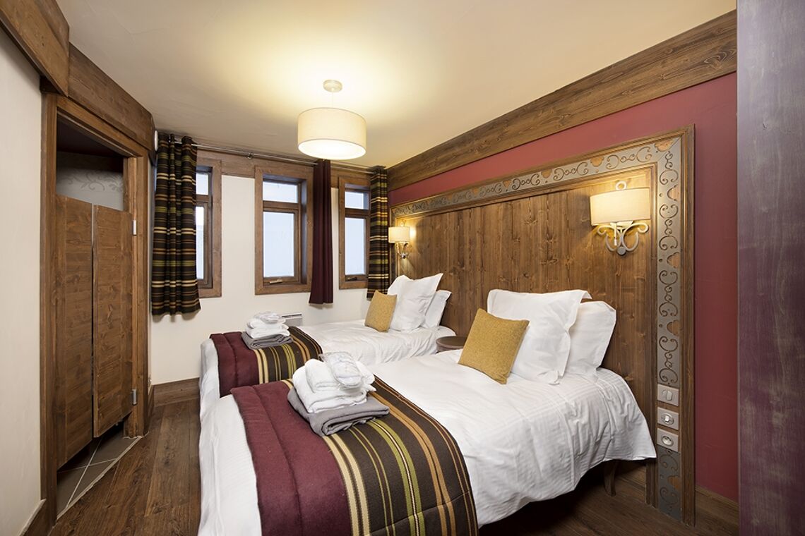 Hameau du Kashmir Val Thorens Twin Beds