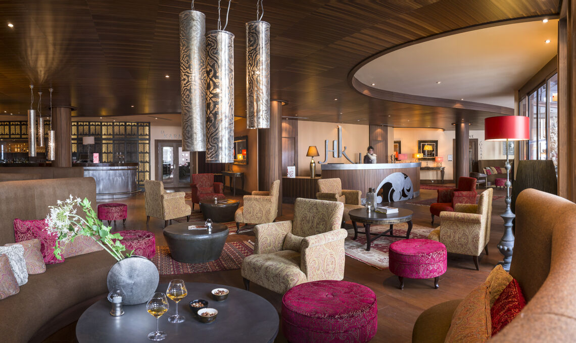 Reception at Le Hameau du Kashmir Val Thorens