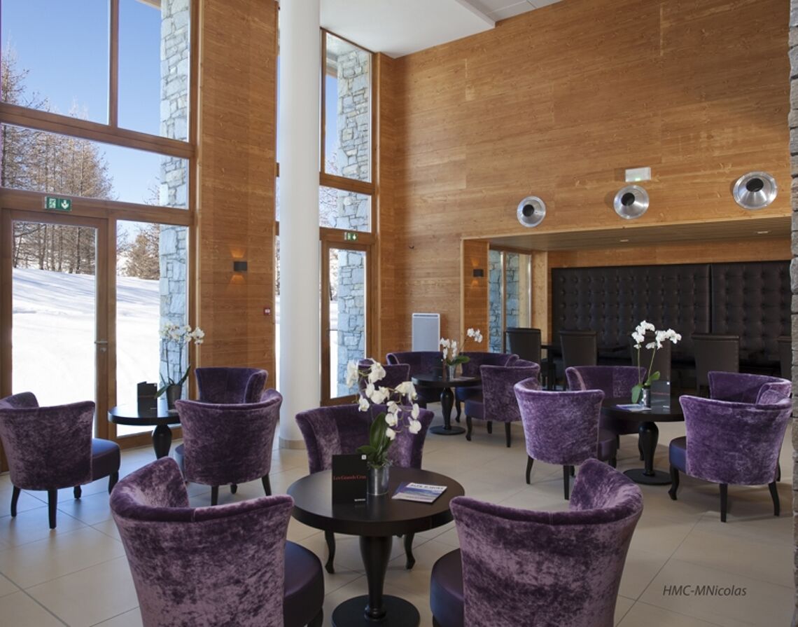 Hotel Alpenrose - Bar with view - Alpe d'Huez