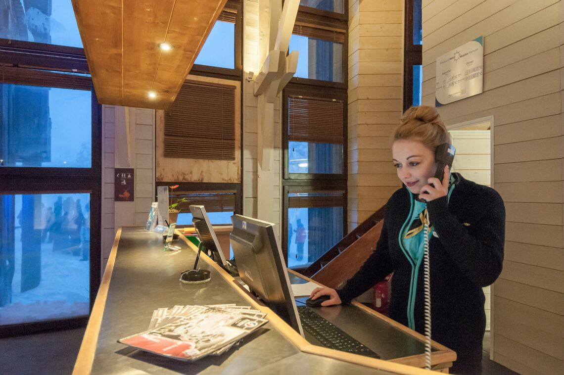 Receptionist Saskia Falaise Avoriaz