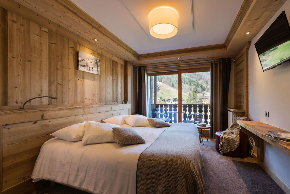 Double twin bedroom Hotel Le Petit Dru Morzine