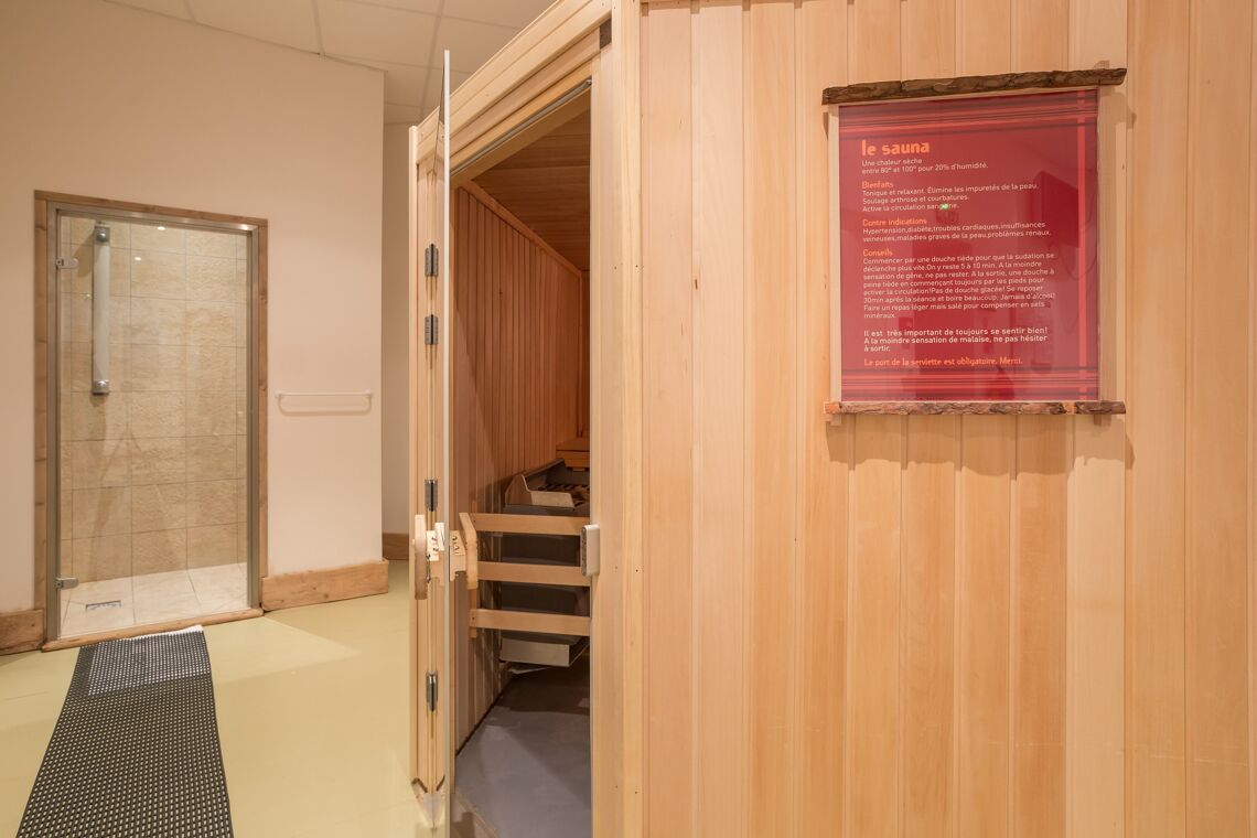 Sauna Entrance Machu Pichu Val Thorens
