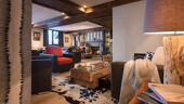Bar area at the Hotel Village Montana Tignes