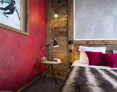 Bedroom at Hotel Village Montana Tignes