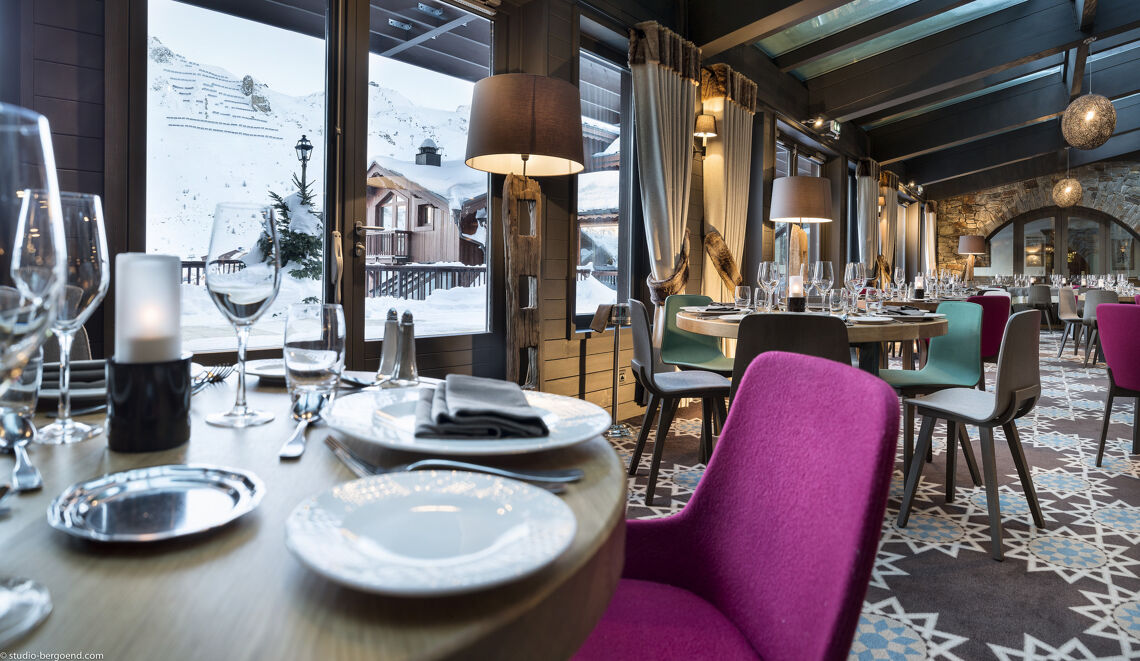 Restaurant Les Chanterelles at the Hotel Village Montana Tignes