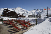 Terrasse at the Hotel Village Montana Tignes