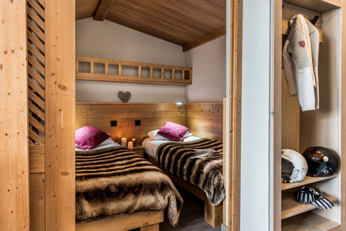 Bedroom at Residence Village Montana Val Thorens