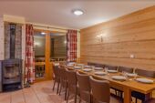 Balcons Belle Plagen dining area